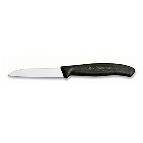 Schil groentemesje recht "Victorinox" (zwart)