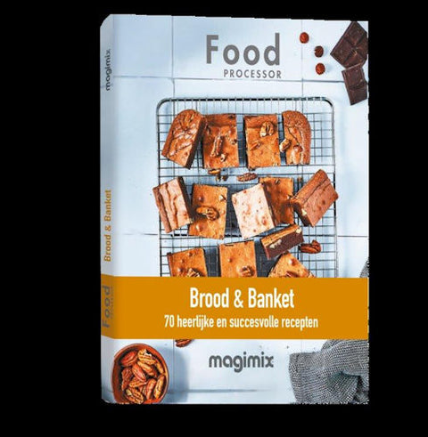 Brood en banket boek voor foodprocessor Magimix