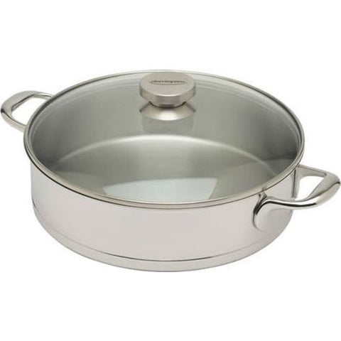 Hapjespan met glasdeksel 24 cm Demeyere