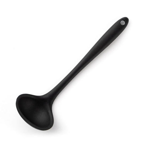 Kooklepel 21 cm zwart